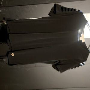 Michael Michael Kors Black Short Sleeve Shirt with cute Sleeve Details